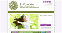 Desktop Screenshot of empower-me.com.au